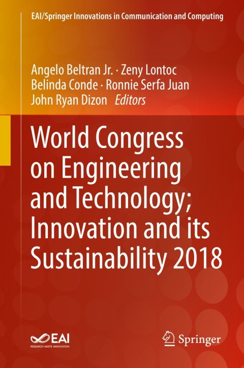 Cover image for book World Congress on Engineering and Technology; Innovation and its Sustainability 2018