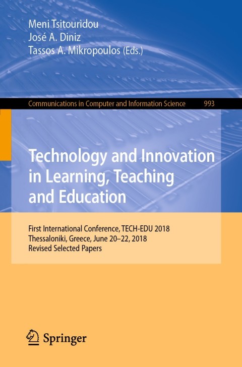 Cover image for book Technology and Innovation in Learning, Teaching and Education