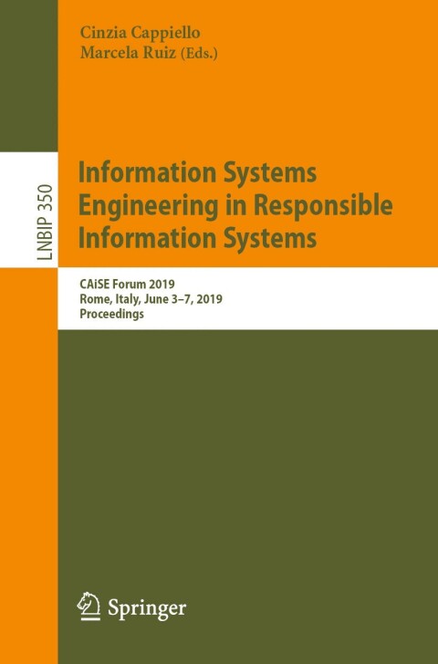 Cover image for book Information Systems Engineering in Responsible Information Systems