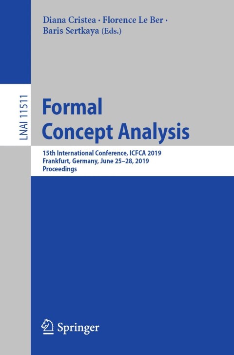 Cover image for book Formal Concept Analysis
