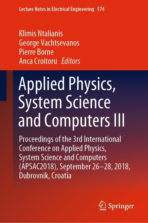 Cover image for book Applied Physics, System Science and Computers III