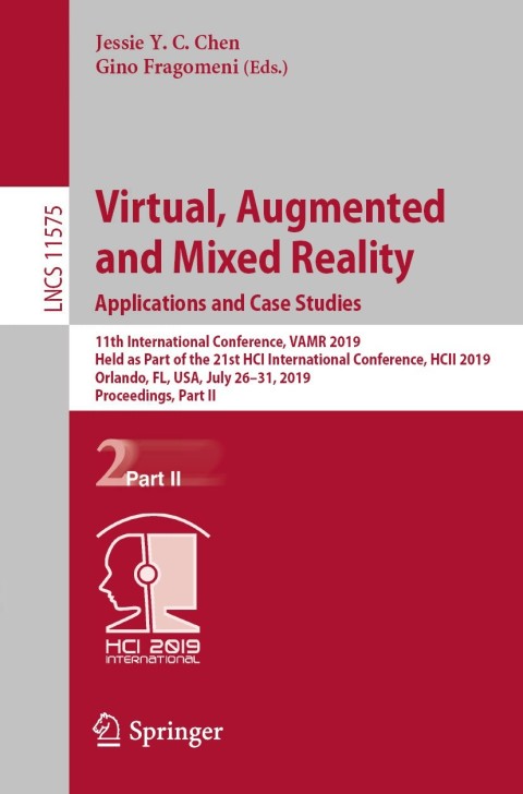 Cover image for book Virtual, Augmented and Mixed Reality. Applications and Case Studies