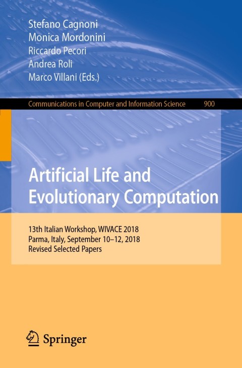 Cover image for book Artificial Life and Evolutionary Computation