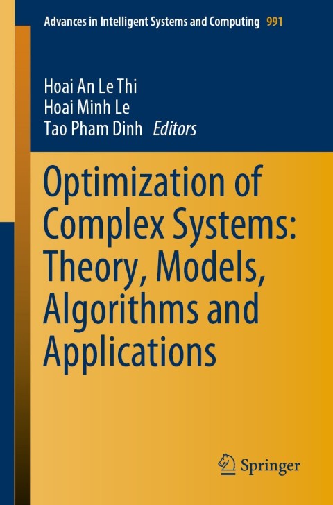 Cover image for book Optimization of Complex Systems: Theory, Models, Algorithms and Applications