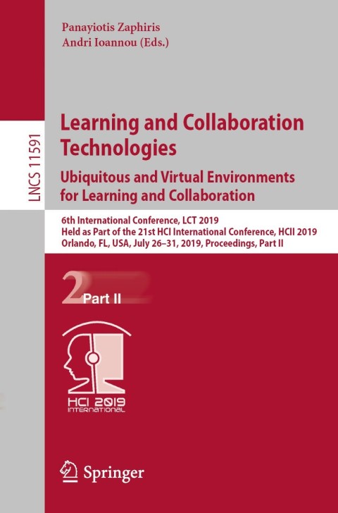 Cover image for book Learning and Collaboration Technologies. Ubiquitous and Virtual Environments for Learning and Collaboration