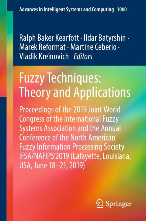 Cover image for book Fuzzy Techniques: Theory and Applications