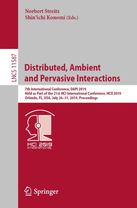 Cover image for book Distributed, Ambient and Pervasive Interactions