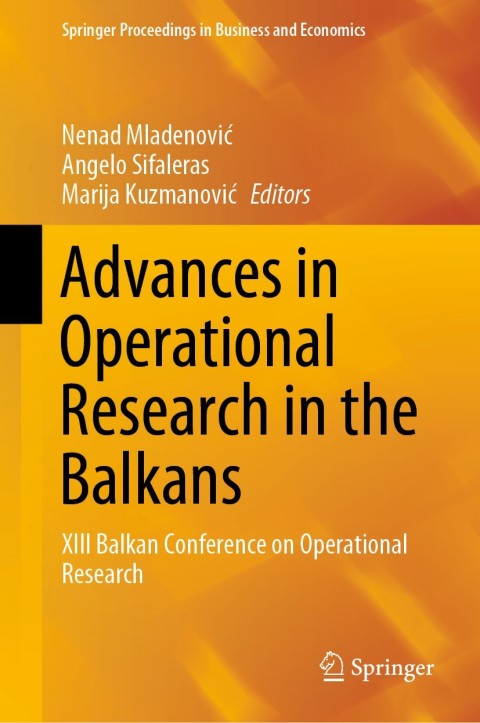 Cover image for book Advances in Operational Research in the Balkans