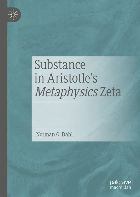 Cover image for book Substance in Aristotle's Metaphysics Zeta