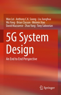 Cover image: 5G System Design 9783030222352