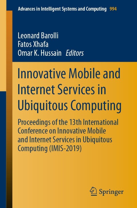 Cover image for book Innovative Mobile and Internet Services in Ubiquitous Computing