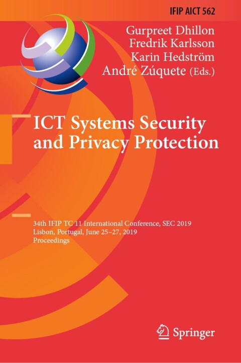 Cover image for book ICT Systems Security and Privacy Protection