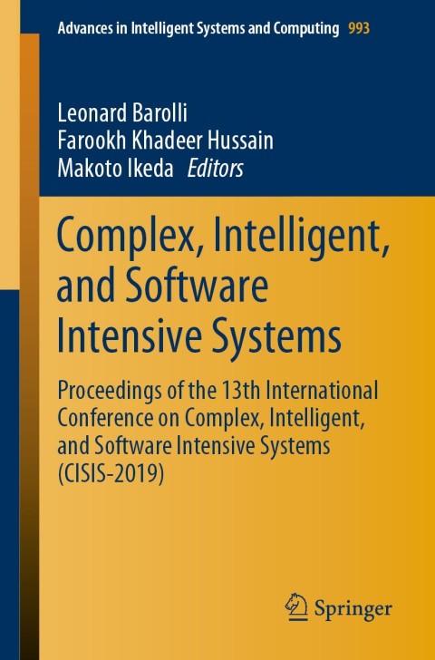 Cover image for book Complex, Intelligent, and Software Intensive Systems
