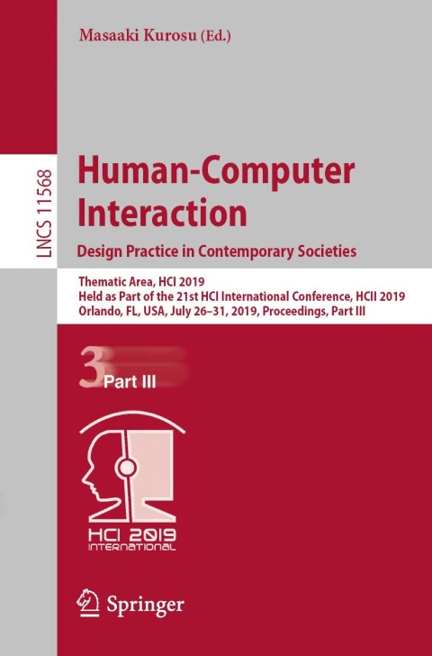 Cover image for book Human-Computer Interaction. Design Practice in Contemporary Societies