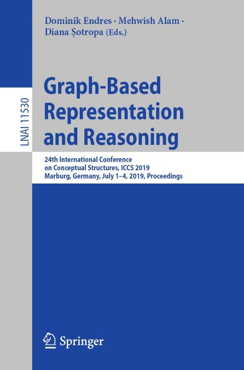 Cover image for book Graph-Based Representation and Reasoning
