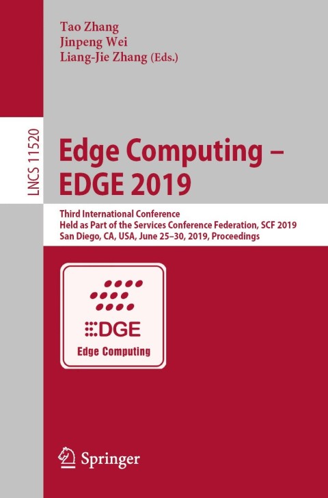 Cover image for book Edge Computing – EDGE 2019