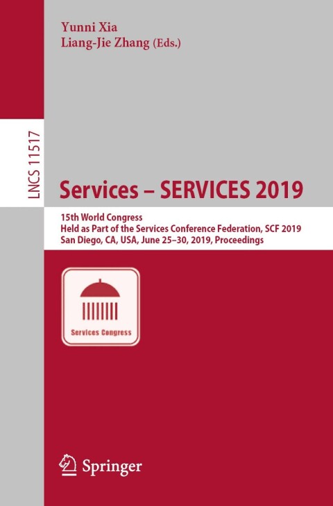 Cover image for book Services – SERVICES 2019