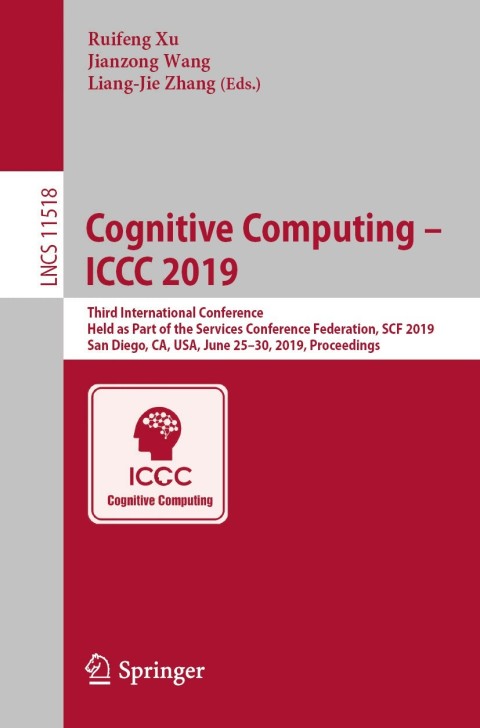 Cover image for book Cognitive Computing – ICCC 2019