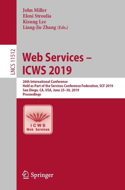 Cover image for book Web Services – ICWS 2019