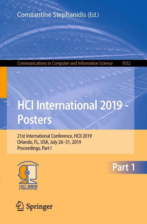 Cover image for book HCI International 2019 - Posters