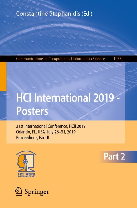 Cover image for book HCI International 2019 - Posters