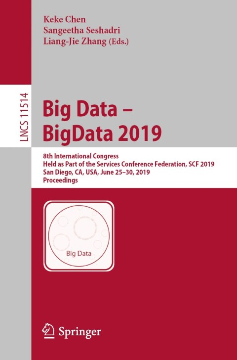 Cover image for book Big Data – BigData 2019
