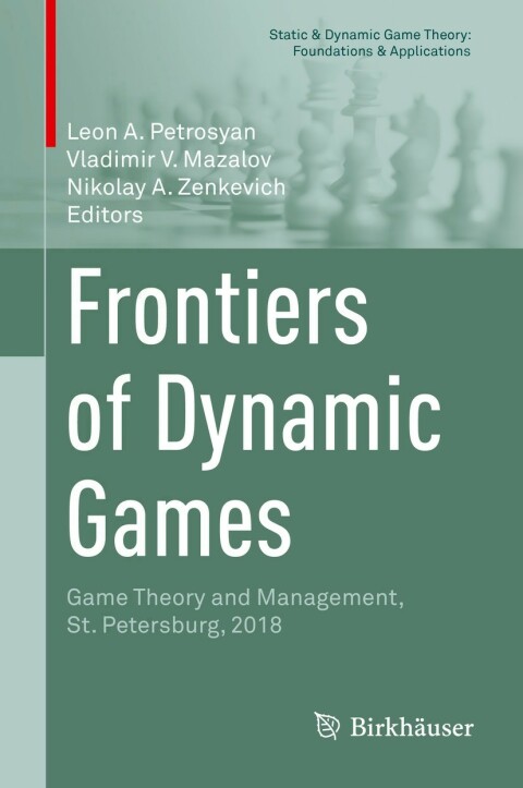 Cover image for book Frontiers of Dynamic Games