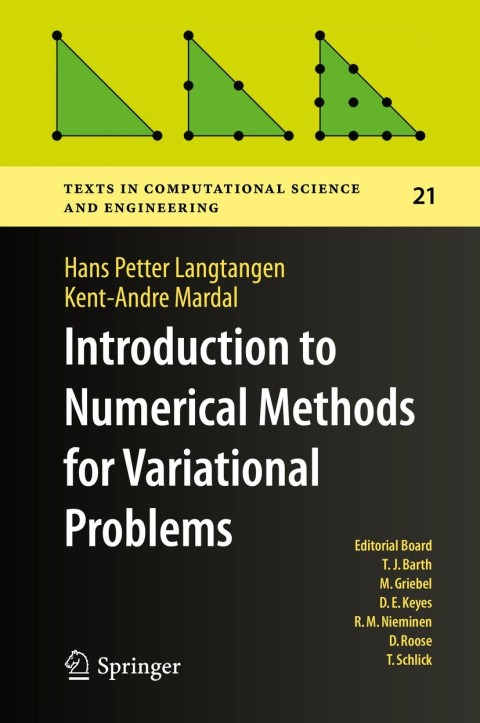 Cover image for book Introduction to Numerical Methods for Variational Problems