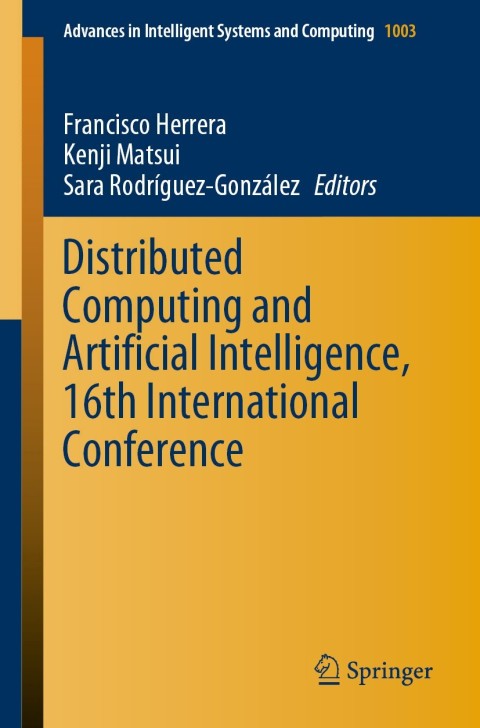 Cover image for book Distributed Computing and Artificial Intelligence, 16th International Conference