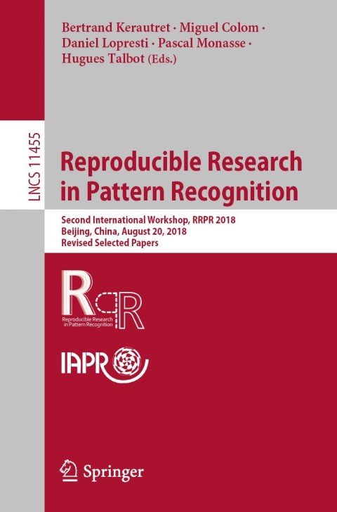Cover image for book Reproducible Research in Pattern Recognition