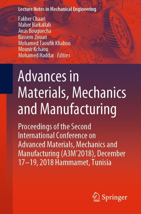 Cover image for book Advances in Materials, Mechanics and Manufacturing