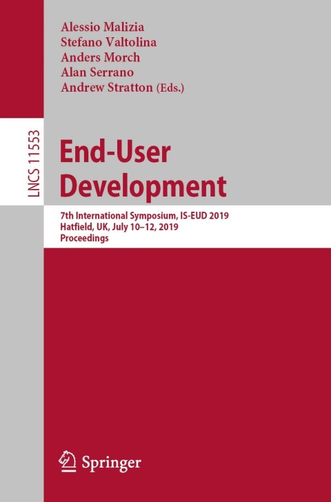 Cover image for book End-User Development