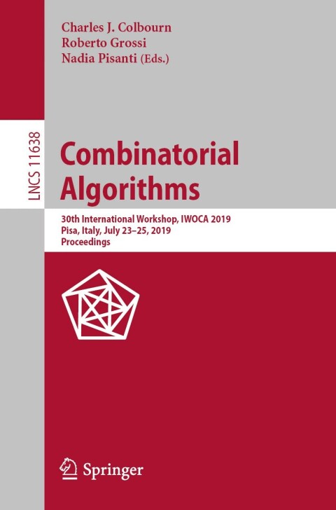 Cover image for book Combinatorial Algorithms