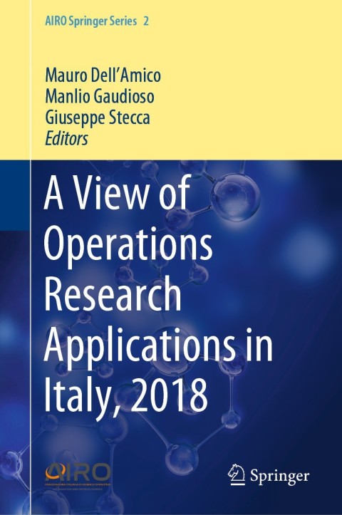Cover image for book A View of Operations Research Applications in Italy, 2018