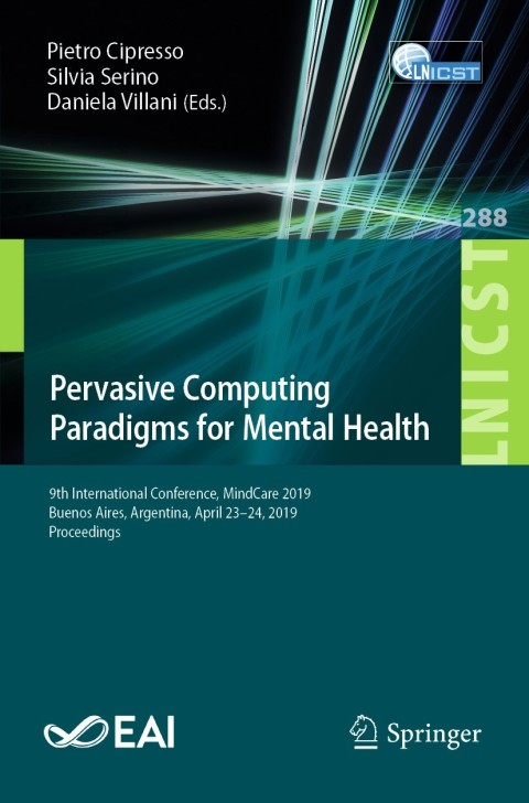 Cover image for book Pervasive Computing Paradigms for Mental Health