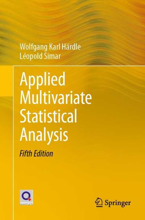 Cover image for book Applied Multivariate Statistical Analysis