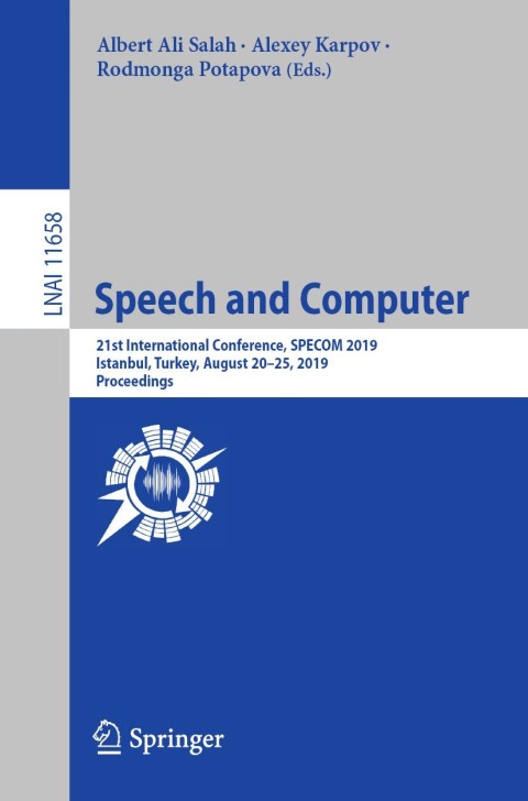 Cover image for book Speech and Computer