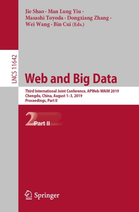 Cover image for book Web and Big Data