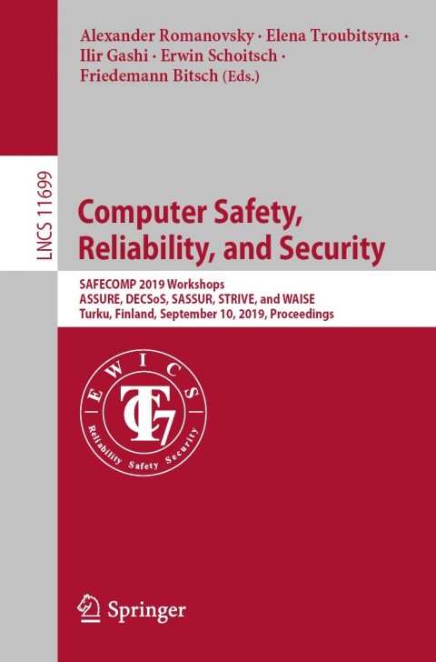 Cover image for book Computer Safety, Reliability, and Security