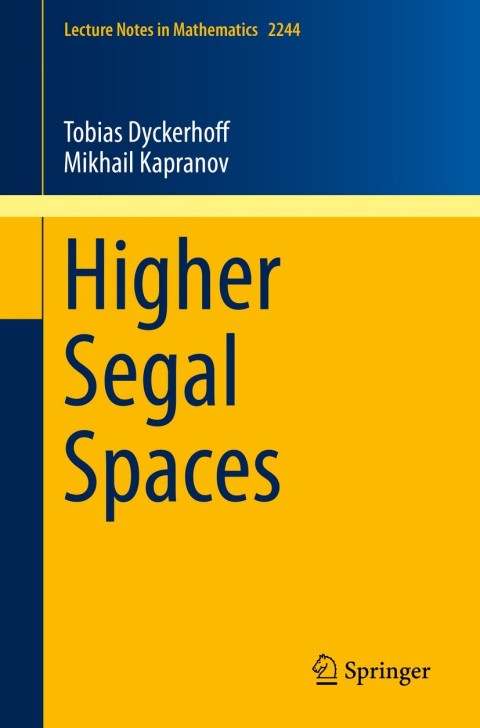 Cover image for book Higher Segal Spaces