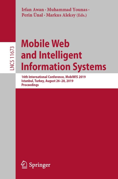 Cover image for book Mobile Web and Intelligent Information Systems