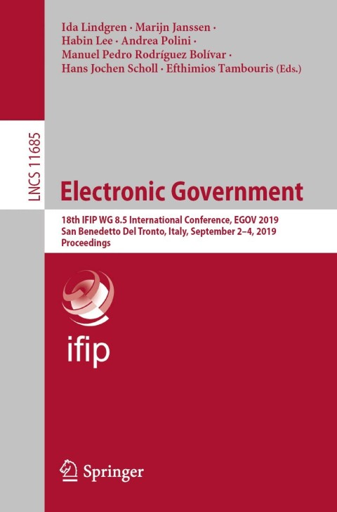 Cover image for book Electronic Government