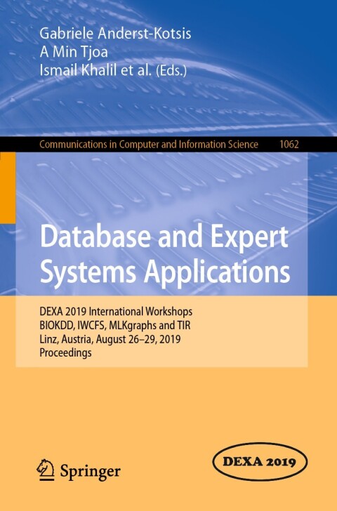 Cover image for book Database and Expert Systems Applications