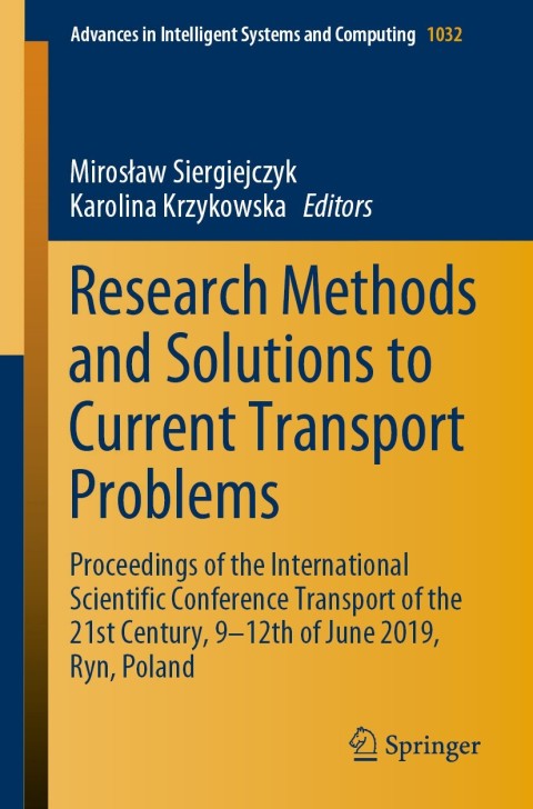 Cover image for book Research Methods and Solutions to Current Transport Problems