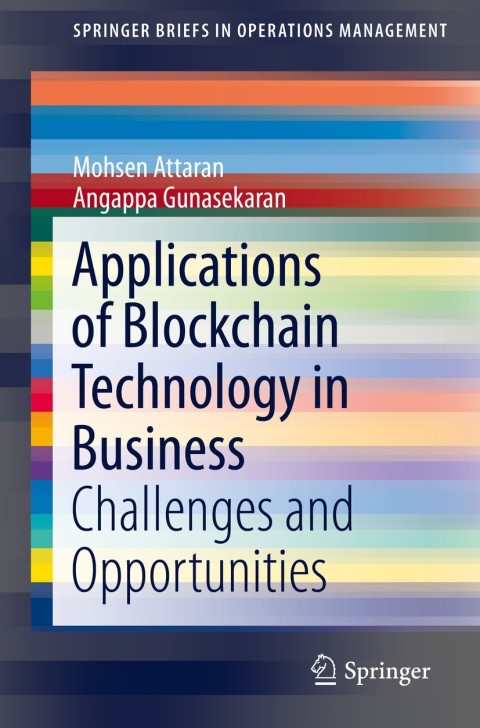 Cover image for book Applications of Blockchain Technology in Business