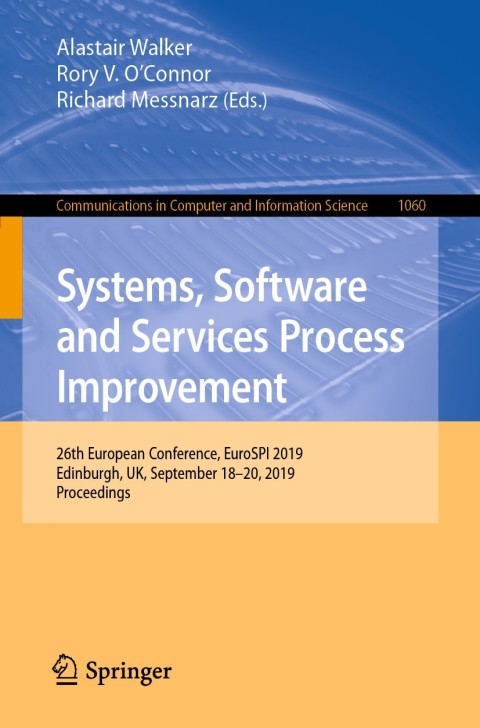 Cover image for book Systems, Software and Services Process Improvement