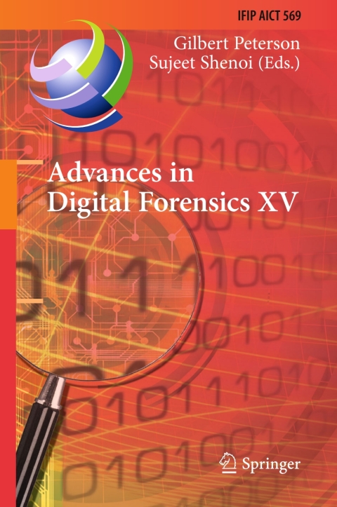 Cover image for book Advances in Digital Forensics XV