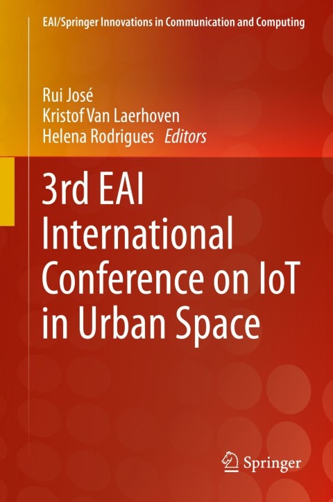 Cover image for book 3rd EAI International Conference on IoT in Urban Space