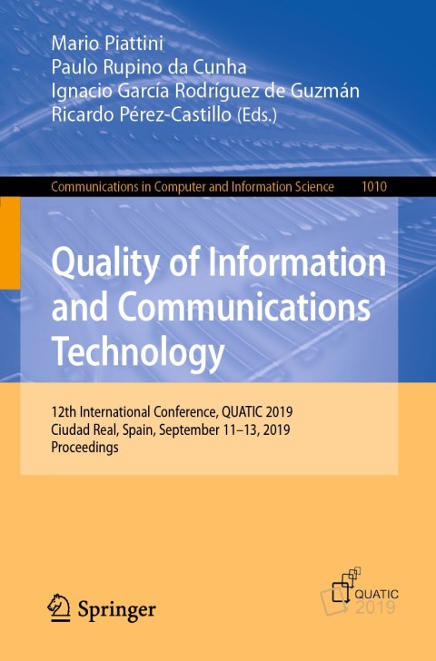 Cover image for book Quality of Information and Communications Technology