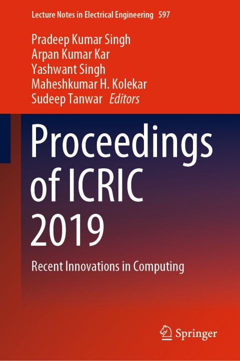 Cover image for book Proceedings of ICRIC 2019